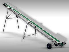 Jansen Förderband Jansen FB-500, Transportband für Brennholz 5m, Gurtförderer