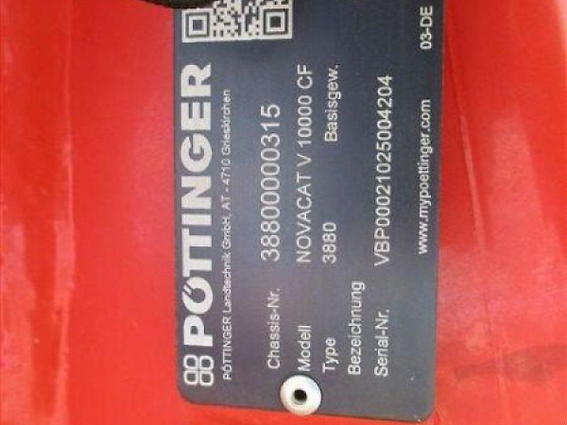 Pöttinger NOVACAT V 10000 CF PÖTTINGER M