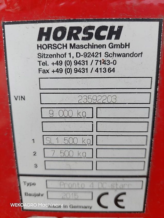 Horsch Pronto 4 DC PPF med DouDrill