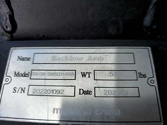 Rhino-cross Backhoe arm