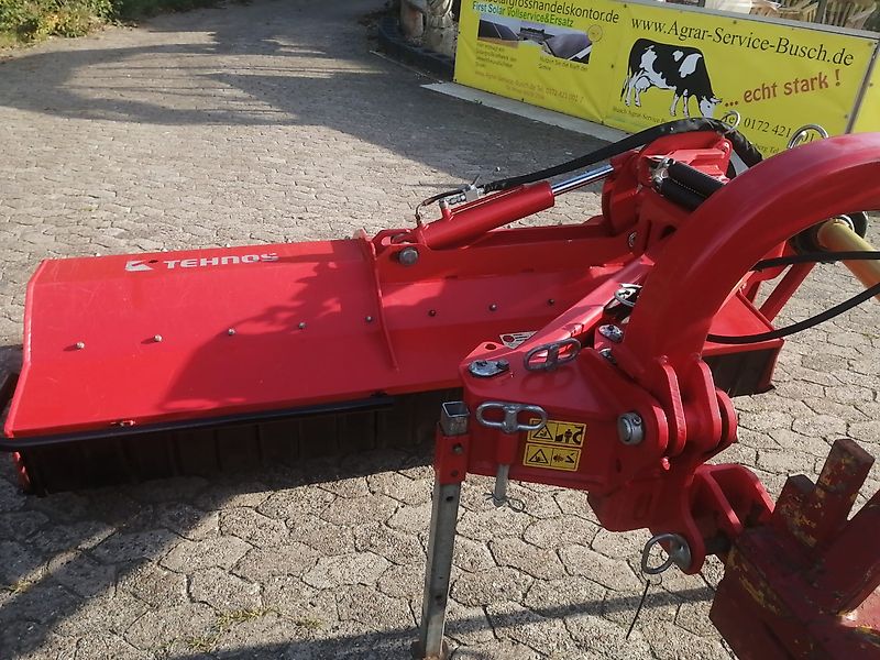 Tehnos Thenos Seitentmulcher Tehnos MB Profi LW220R Arbeitsbreite 220cm Gewicht 1042kg Seitenverschiebung 140cm 55 Grad in Gräben & 90 Grad für Wegeränder