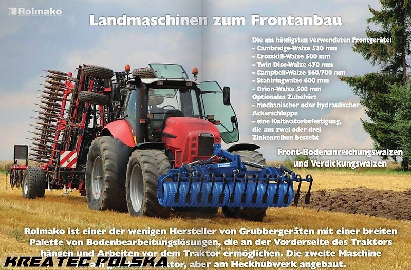 Rolmako Walze aus Stahlringen 48‑53HRC Ø600mm