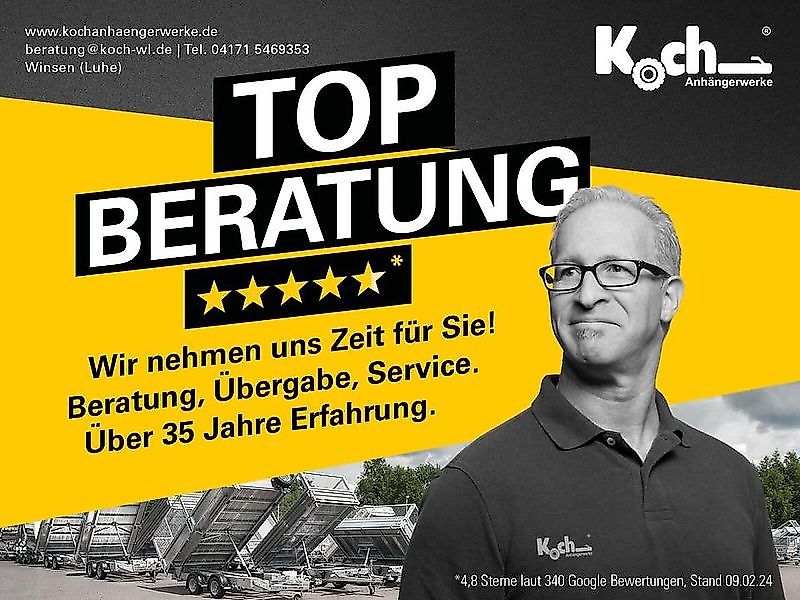 vezeko Autotrailer Race Master Maxi Profi 209x502cm 3,0t|E-Winde