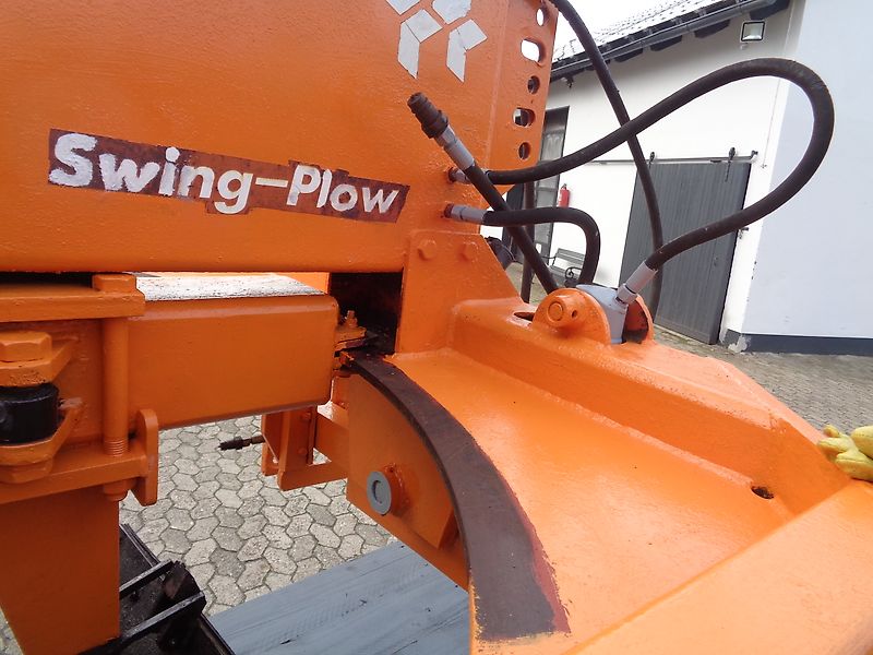 Howard Howard Howard SP6 Schwenkpflug mit 265 cm Arbeitsbreite Gummistützrad mit hydraulischer Verstellung Pakerarmen für Schlepperleistungen um 200 PS sehr gut zur hohen Leistung der Swingplog für Kein Krone Lemken oder sonstiger Schwenkpflug leichte sandige &