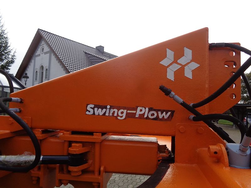 Howard Howard Howard SP6 Schwenkpflug mit 265 cm Arbeitsbreite Gummistützrad mit hydraulischer Verstellung Pakerarmen für Schlepperleistungen um 200 PS sehr gut zur hohen Leistung der Swingplog für Kein Krone Lemken oder sonstiger Schwenkpflug leichte sandige &