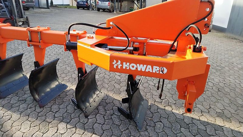 Howard Howard Howard SP6 Schwenkpflug mit 265 cm Arbeitsbreite Gummistützrad mit hydraulischer Verstellung Pakerarmen für Schlepperleistungen um 200 PS sehr gut zur hohen Leistung der Swingplog für Kein Krone Lemken oder sonstiger Schwenkpflug leichte sandige &