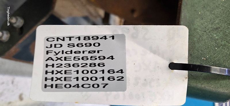 John Deere S690 (Spare part/Reservedel/Ersatzteil)