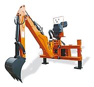 DIGGER TIX 85 Heckbagger /Anbaubagger inkl. Baggerschaufel für Traktor-Aktionsangebot