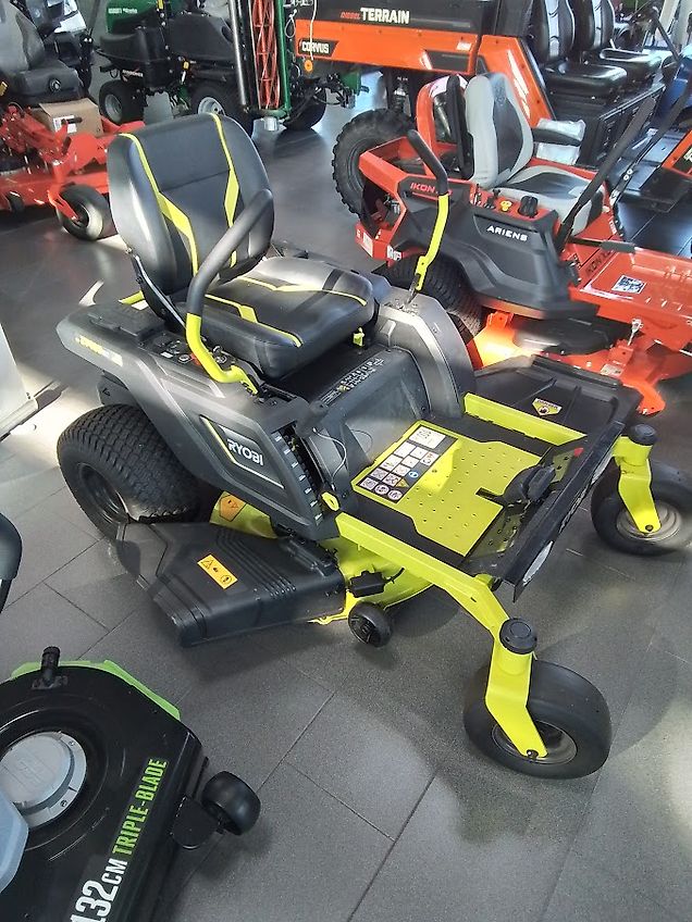 Shibaura Ryobi ZTR 480ex Akku Zero-Turn Nullwendekreis Aufsitmäher