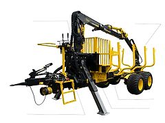 Oehler Tandemachs-Holzrückewagen OL THK 120 D