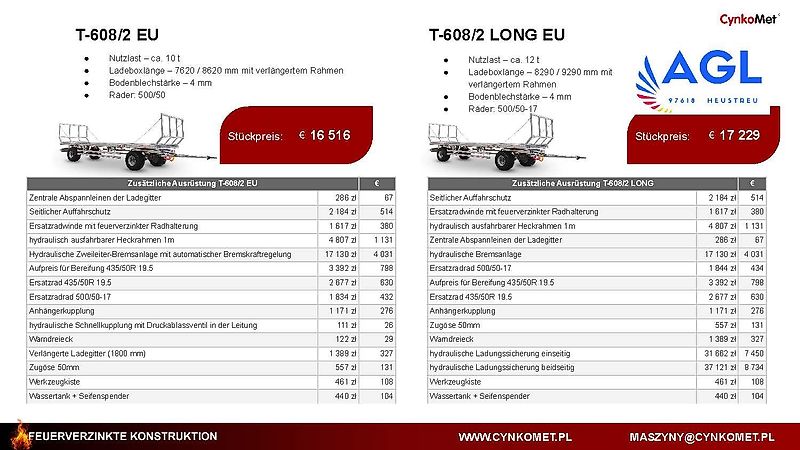 CynkoMet T-608/2 Long mit hydr. Ladungssicherung