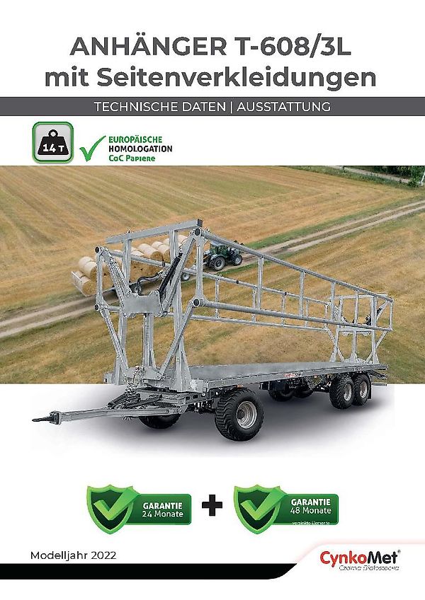 CynkoMet T-608/2 Long mit hydr. Ladungssicherung