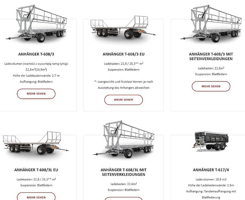 CynkoMet T-608/2 Long mit hydr. Ladungssicherung