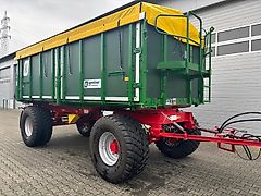 Kröger 18to 560er bereift 3 Schieber mit Kunststoffbordwand Interne Nr. 40758