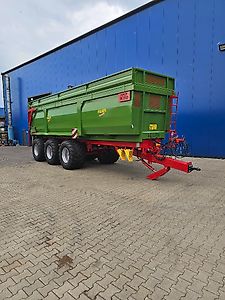 Hilken Tridem-Muldenkipper, MKR8600, Hardox-Boden, Reifen 650/55R26,5, Häckselaufsätze 800mm